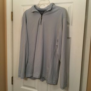 Tommy Bahama Marian Blue 1/4 Zip Up Shirt  EUC